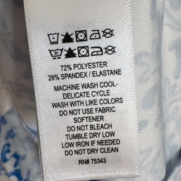 Tommy Bahama Golf & Tennis Blue Coral Reef Quarter Zip Pullover, Size XS - Picture 8 of 8